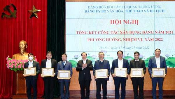 Đảng Ủy Bộ Vhttdl Tổ Chức Hội Nghị Tổng Kết Công Tác Đảng Năm 2021 Và Phương Hướng Nhiệm Vụ Năm 2022
