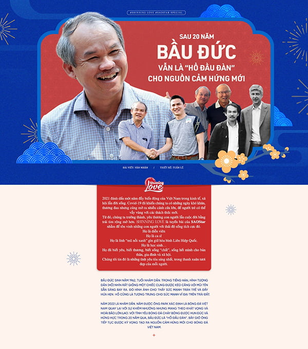 Sau 20 Năm Bầu Đức Vẫn Là 'Hổ Đầu Đàn' Cho Nguồn Cảm Hứng Mới
