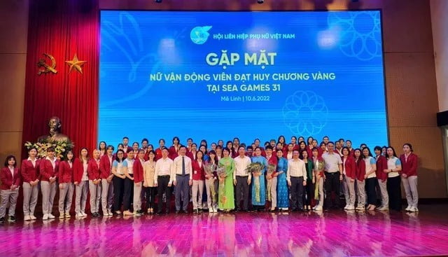Gặp Mặt Các Nữ Vđv Đạt Hcv Sea Games 31