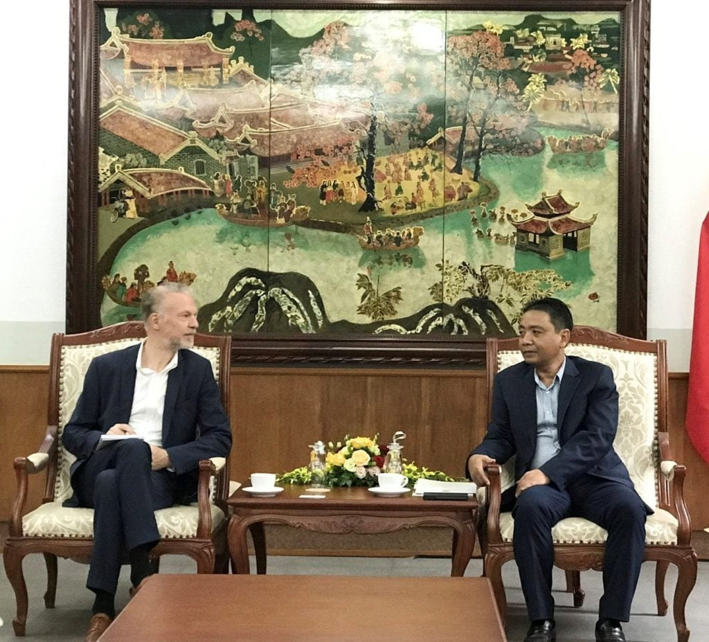 Thứ Trưởng Hoàng Đạo Cương Tiếp Phó Chủ Tịch Ủy Ban Quốc Gia Unesco Việt Nam