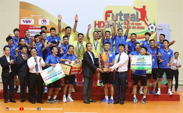 Sahako Giành Chức Vô Địch Giải Futsal Vô Địch Quốc Gia 2022