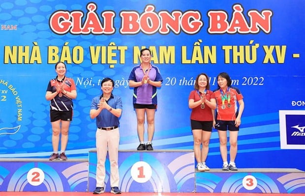 Bế Mạc Giải Bóng Bàn Cúp Hội Nhà Báo Việt Nam Lần Thứ Xv Năm 2022