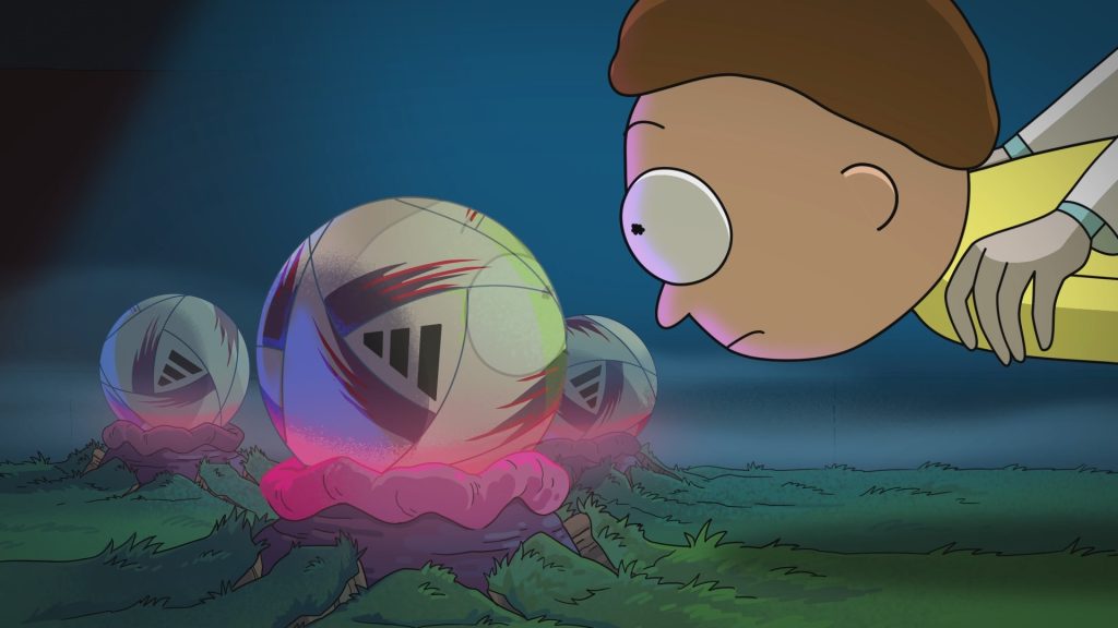 Adidas Ra Mắt Trái Bóng “Al Hilm” Cùng Phim Ngắn Kết Hợp Với “Rick And Morty”