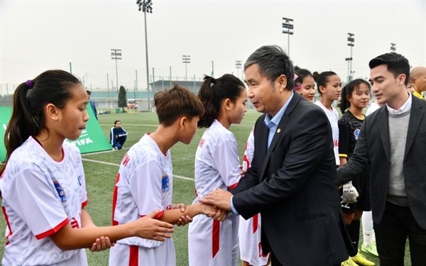 Sôi Nổi Khai Mạc Giải Bóng Đá Nữ Vô Địch U16 Quốc Gia 2023