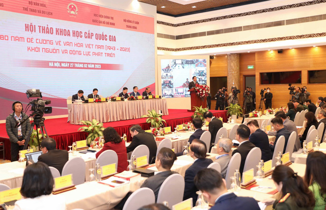 Hội Thảo “80 Năm Đề Cương Về Văn Hóa Việt Nam (1943-2023) - Khởi Nguồn Và Động Lực Phát Triển”