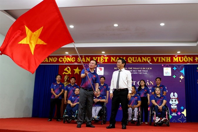 Lễ Xuất Quân Đoàn Thể Thao Người Khuyết Tật Việt Nam Tham Dự Asean Paragames 12