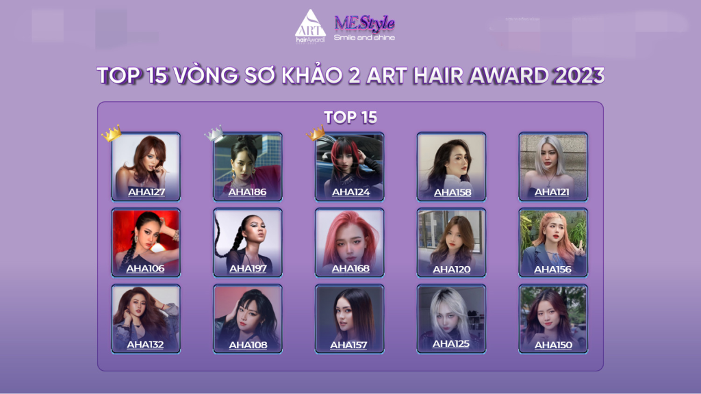 Vẻ Đẹp Hiện Đại Của 15 Thí Sinh Vòng Sơ Khảo 2 Bước Vào Vòng Chung Kết Art Hair Award Vietnam