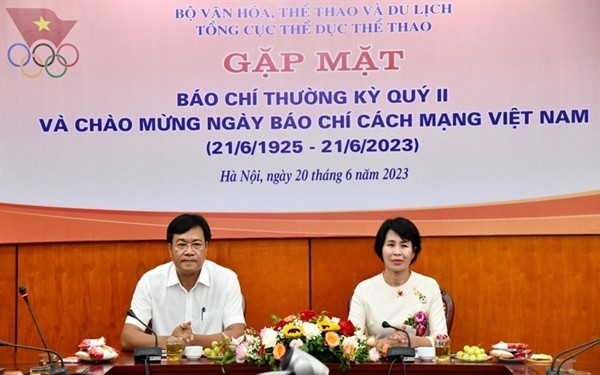 Tổng Cục Tdtt Tri Ân Các Nhà Báo Nhân Kỉ Niệm 98 Năm Ngày Báo Chí Cách Mạng Việt Nam