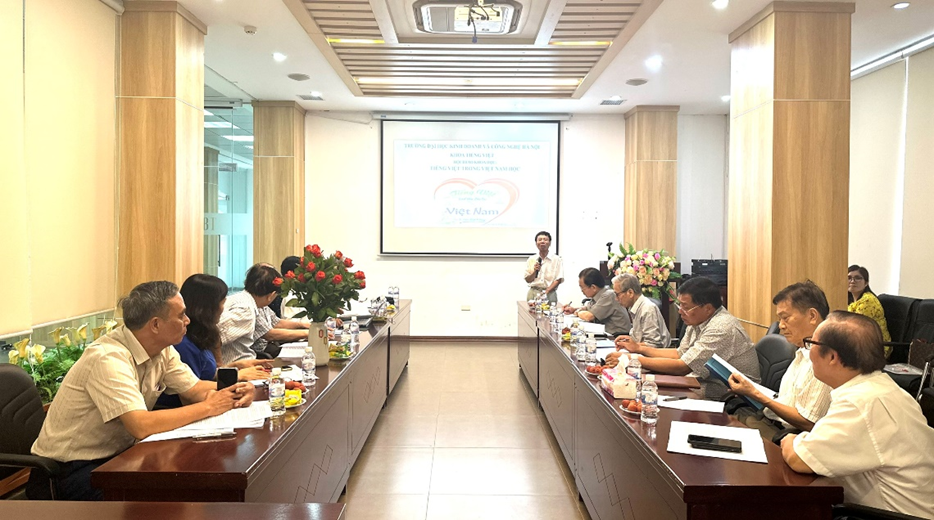 Trường Đại Học Kinh Doanh Và Công Nghệ Hà Nội Tổ Chức Hội Thảo Khoa Học “Tiếng Việt Trong Việt Nam Học”