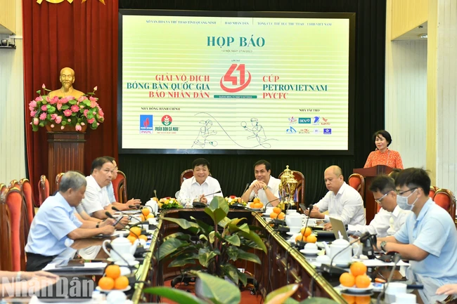 Khởi Tranh Giải Vô Địch Bóng Bàn Quốc Gia Báo Nhân Dân Lần Thứ 41 Năm 2023
