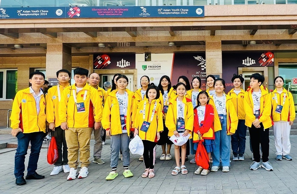 Giải Vô Địch Cờ Vua Trẻ Châu Á 2024: Giành 10 Huy Chương Vàng, Việt Nam Đứng Thứ Ba Toàn Đoàn