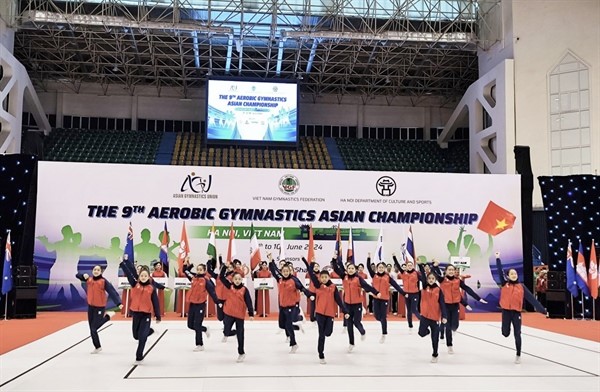 Khai Mạc Giải Vô Địch Thể Dục Aerobic Châu Á Lần Thứ 9