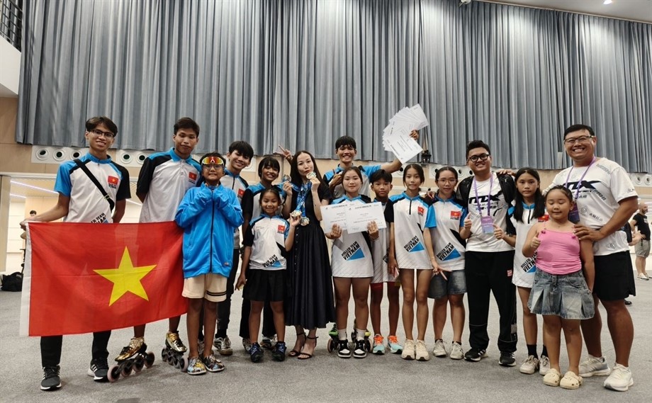 Việt Nam Thi Đấu Thành Công Tại Giải Patin Quốc Tế Thiện Tân 2024