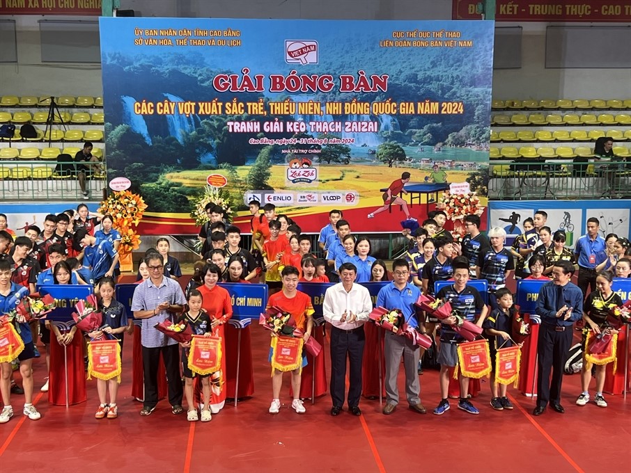 Khai Mạc Giải Bóng Bàn Các Cây Vợt Xuất Sắc Trẻ, Thiếu Niên, Nhi Đồng Quốc Gia Năm 2024