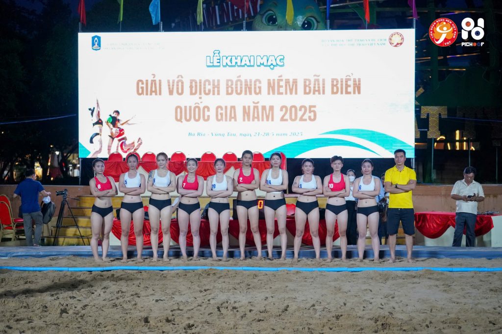 Sôi Động Giải Vô Địch Bóng Ném Bãi Biển Quốc Gia Năm 2025: Đua Tài, Tranh Sắc Trên Cát Vũng Tàu