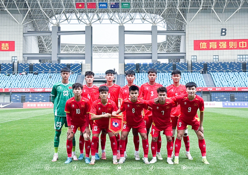 U16 Việt Nam Khởi Đầu Đầy Nỗ Lực Nhưng Để Thua Ngược U16 Australia Tại Giải Quốc Tế Cfa Team China 2025