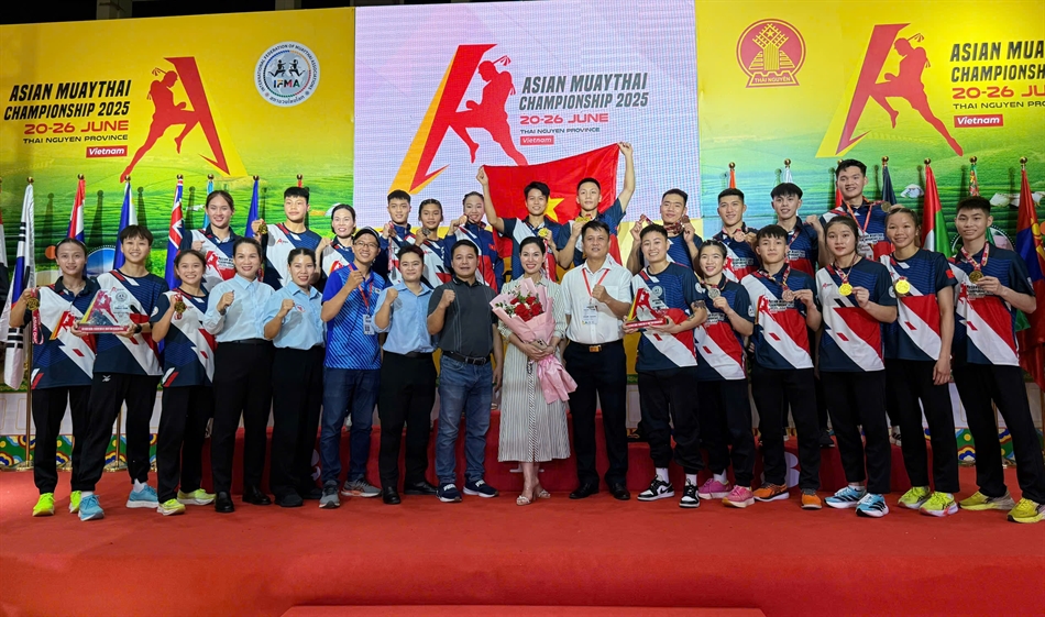 Muay Việt Nam Lập Kỳ Tích: Dẫn Đầu Tuyệt Đối Tại Giải Vô Địch Muay Châu Á 2025