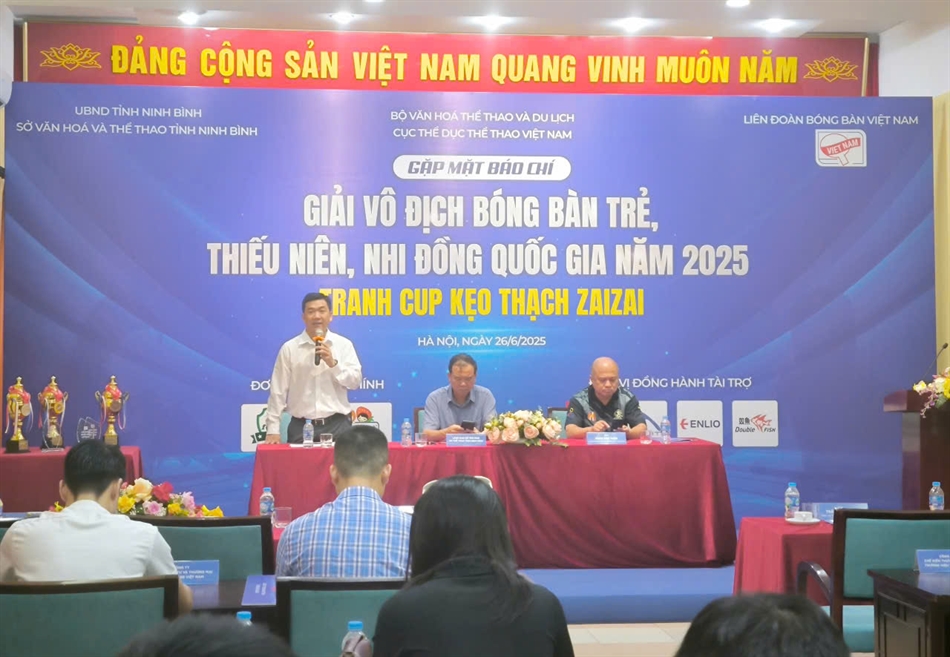 Gần 1000 Tay Vợt Tranh Tài Tại Giải Vô Địch Bóng Bàn Trẻ Toàn Quốc 2025 – Cúp Kẹo Thạch Zaizai