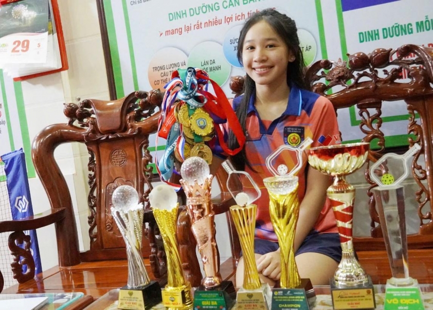 Viên ngọc mới của Việt Nam: Cô bé Quảng Trị làm nên kỳ tích tại giải Pickleball châu Á