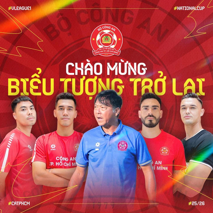 Công an TP Hồ Chí Minh trở lại sau hơn 20 năm: Khát vọng tái lập hào quang ở V.League