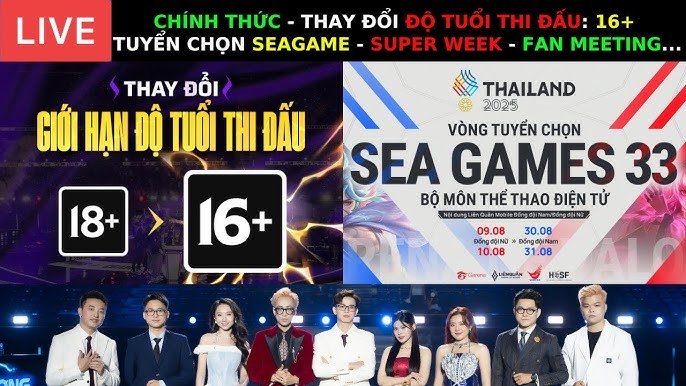 Vòng Tuyển Chọn SEA Games 33 – Liên Quân Mobile: Nơi Khẳng Định Đẳng Cấp Esports Việt