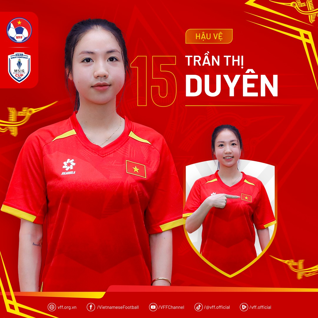 Trần Thị Duyên – Ngôi sao nổi bật của đội tuyển nữ Việt Nam