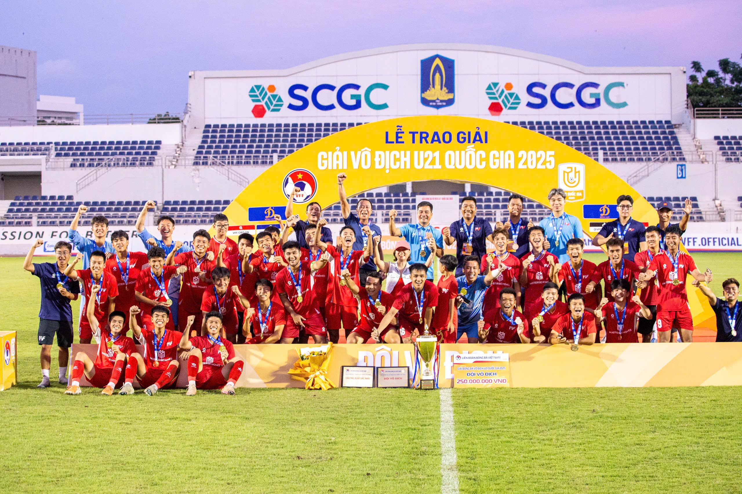 U21 PVF – Hành trình xứng đáng đến ngai vàng bóng đá trẻ quốc gia 2025