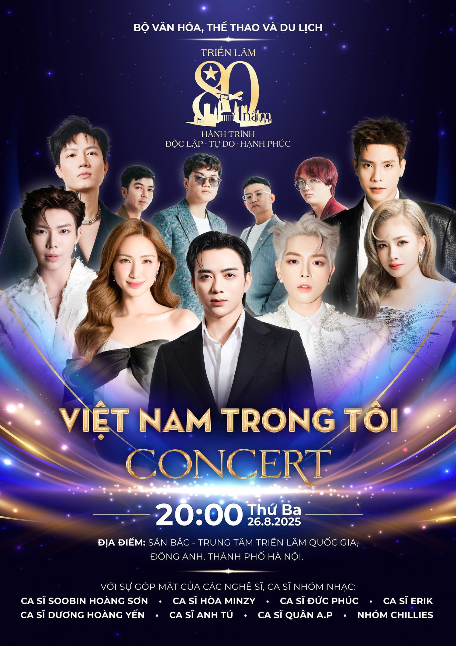 Vé miễn phí đại nhạc hội “Việt Nam trong tôi” tại Hà Nội