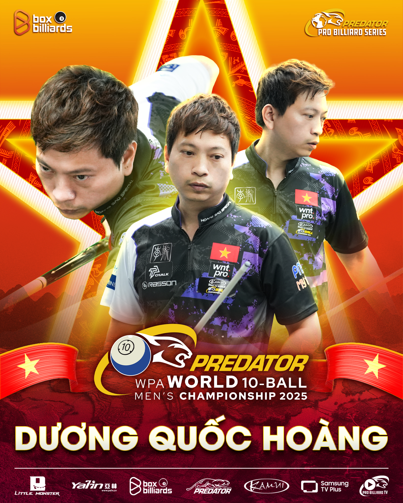 Dương Quốc Hoàng vô địch vòng loại Kamui Road To World 10-Ball Championship 2025