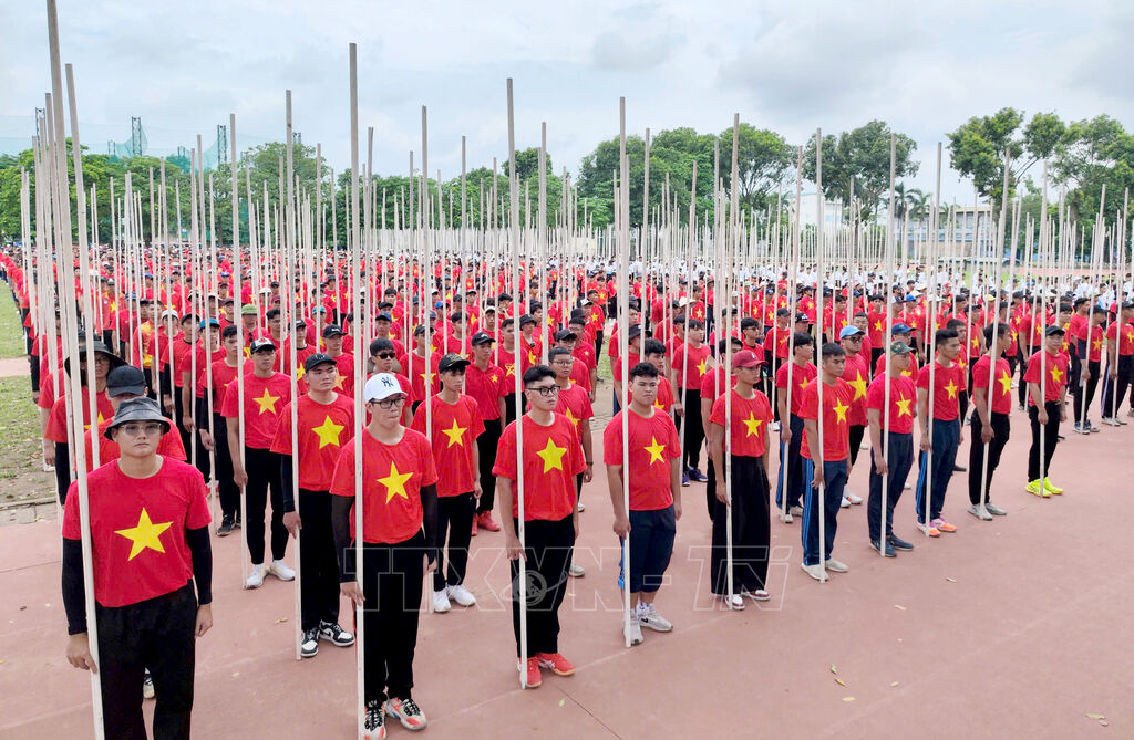 Sinh viên Thể dục Thể thao rực sáng trong Đại lễ 80 năm Cách mạng Tháng Tám, Quốc khánh 2/9