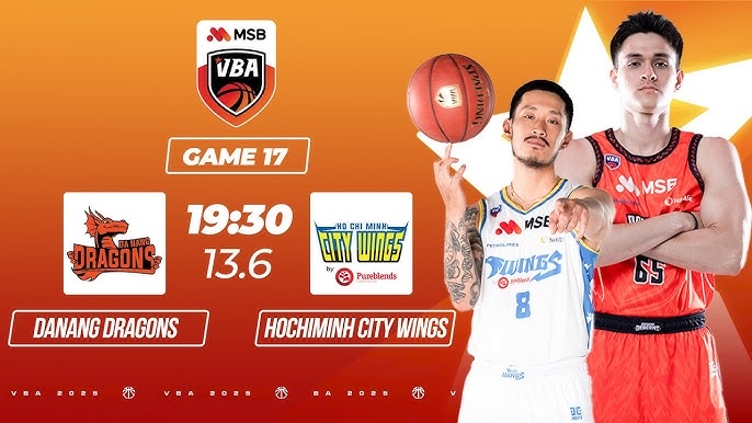 Danang Dragons áp sát tốp 4 VBA 2025 sau chiến thắng ấn tượng trước Ho Chi Minh City Wings