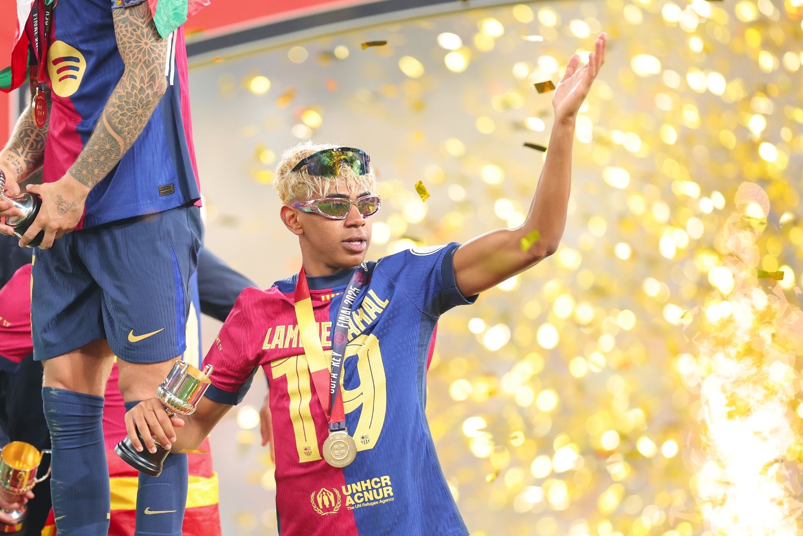 Vô địch Cúp Joan Gamper, Chủ tịch Barça kêu gọi Lamine Yamal xứng đáng với Quả Bóng Vàng 2025
