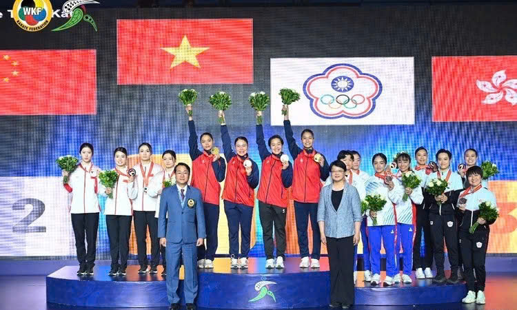 Karate Việt Nam giành HCV tại Giải vô địch trẻ châu Á mở rộng 2025