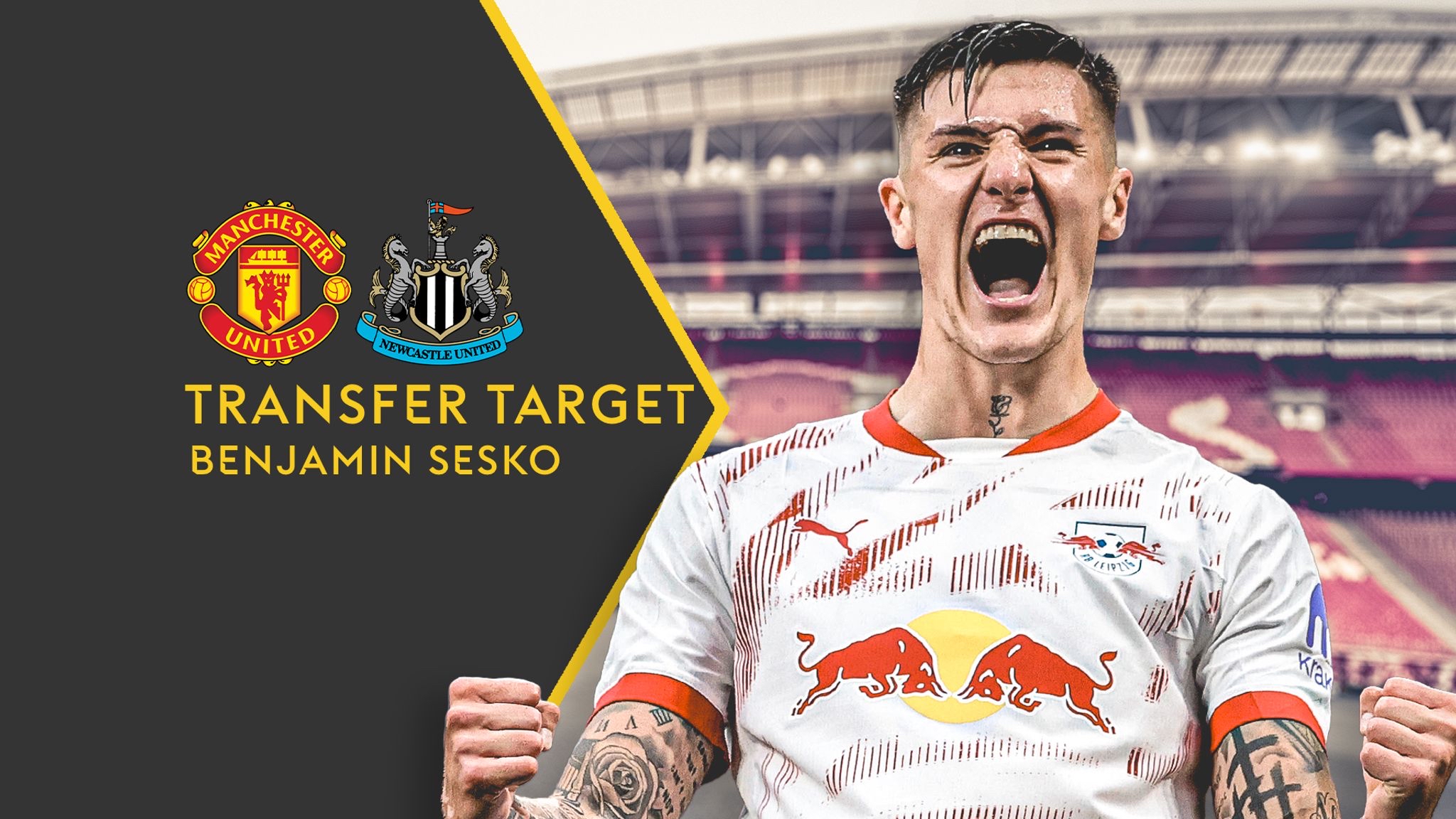 BENJAMIN SESKO – “BOM TẤN” TRÊN BÀN CÂN GIỮA MAN UNITED VÀ NEWCASTLE