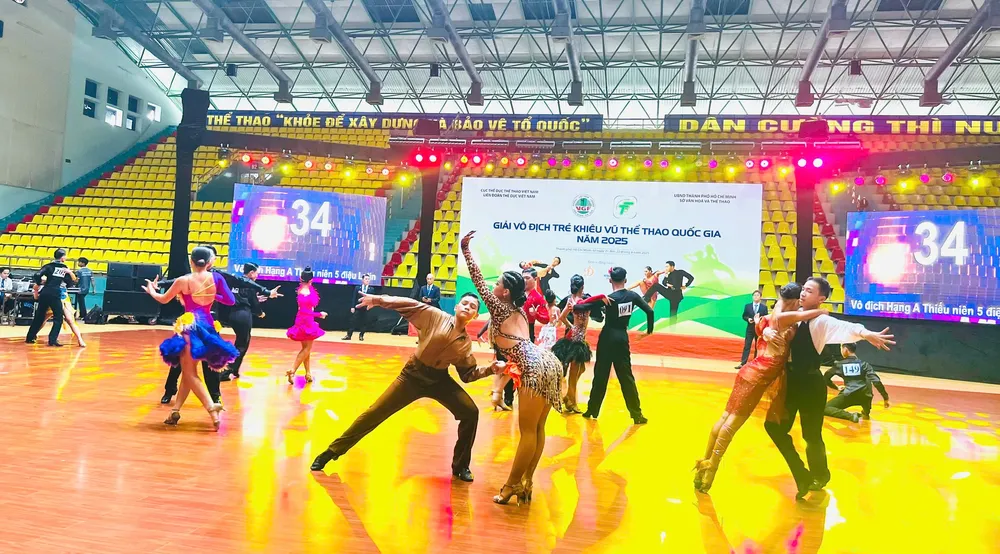 Giải vô địch trẻ và Cúp Khiêu vũ Thể thao toàn quốc 2025: Hơn 1.200 vận động viên hội tụ tại Bà Rịa - Vũng Tàu