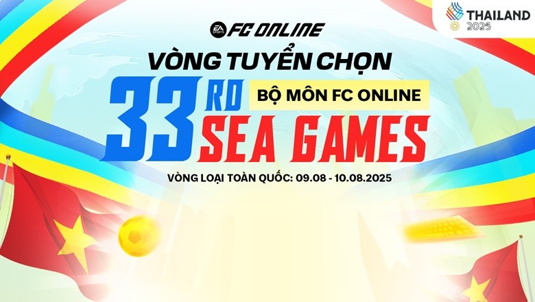 FC Online khởi tranh Vòng tuyển chọn SEA Games 33: Cánh cửa vàng cho những giấc mơ số