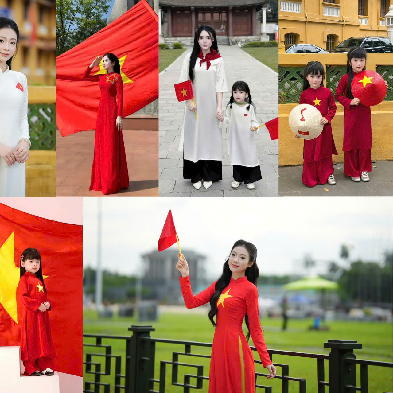 Lan tỏa tình yêu nước với tà áo dài và lá cờ Tổ quốc: Khi di sản gặp gỡ tinh thần thời đại