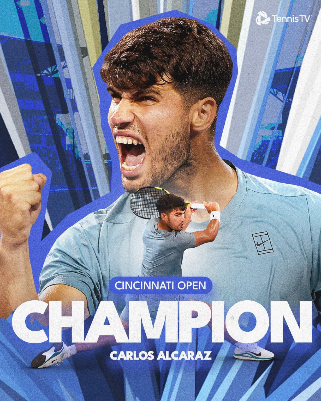 Chung kết Cincinnati Open 2025: Carlos Alcaraz đăng quang sau khi Jannik Sinner bỏ cuộc