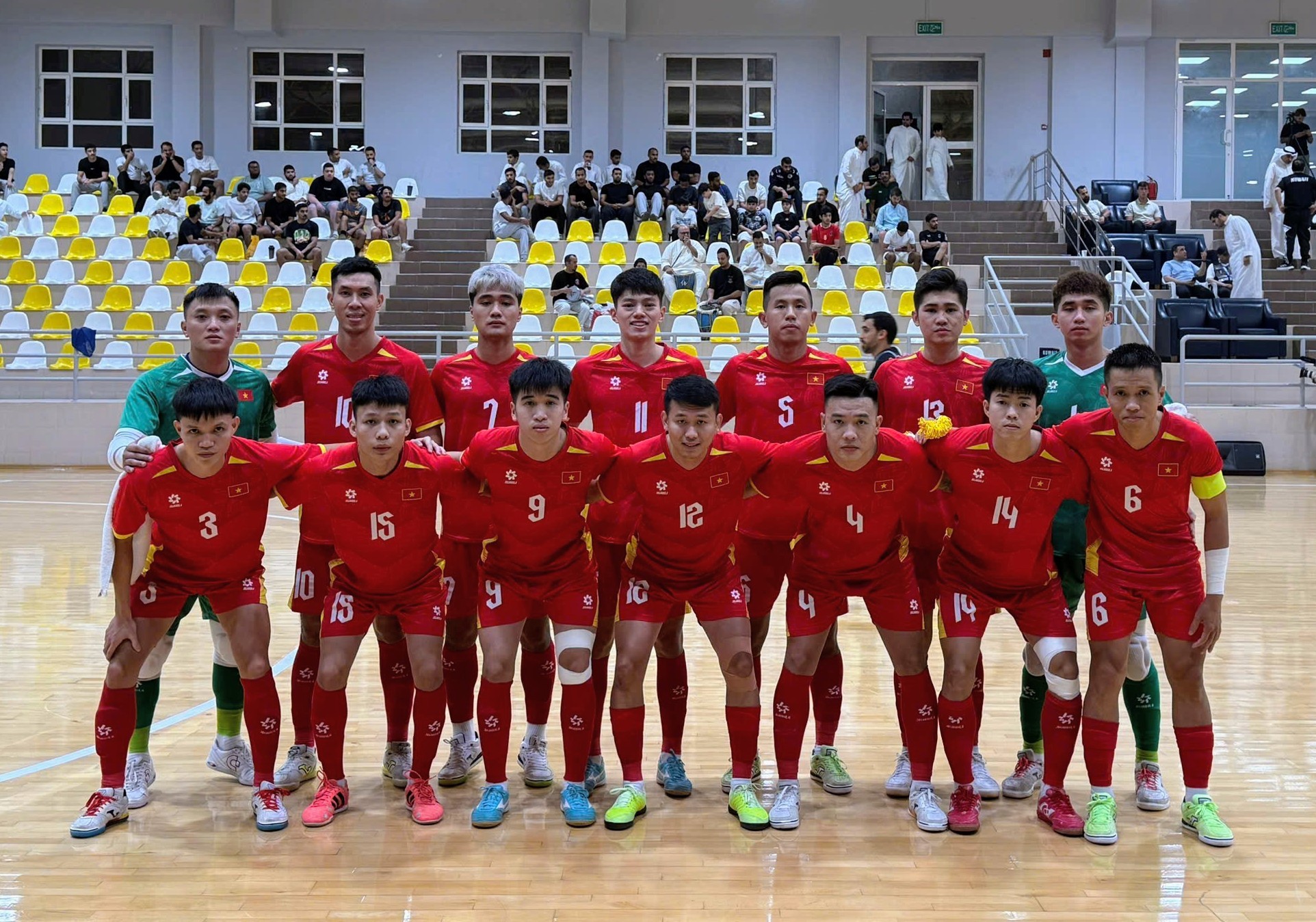 Futsal Việt Nam thắng Kuwait 3-2 trong trận giao hữu đầu tiên