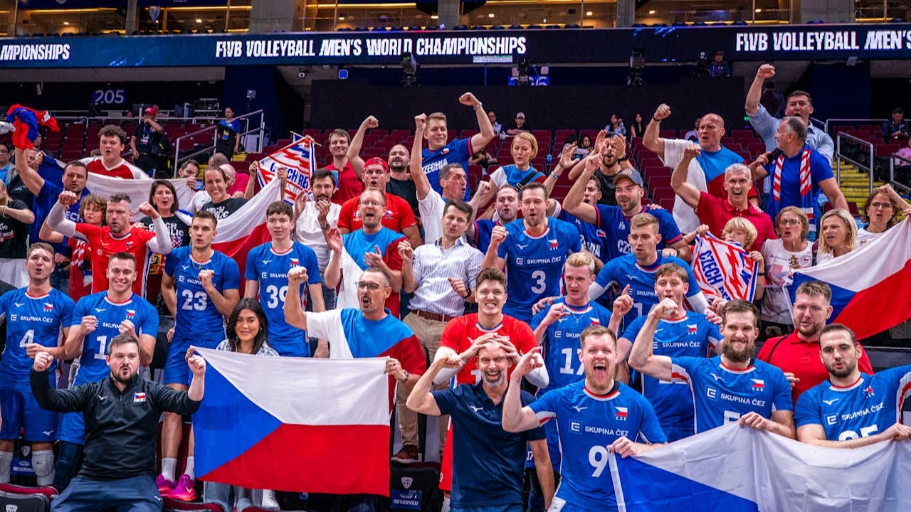 Bóng chuyền nam Cộng hòa Séc vào top 4 World Championship sau 55 năm