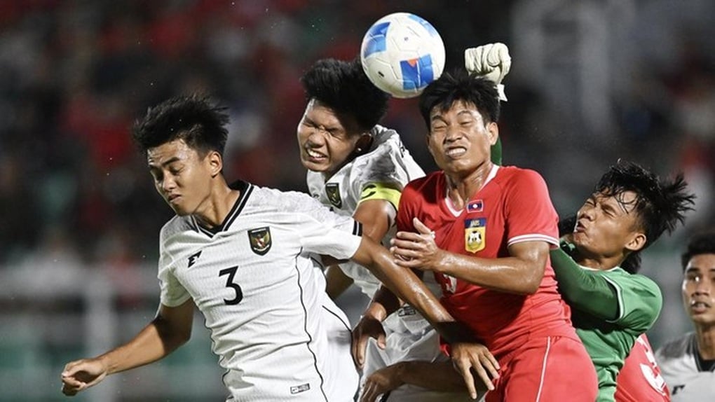 Sốc lớn trên sân nhà: U23 Indonesia bị Lào cầm hòa 0-0