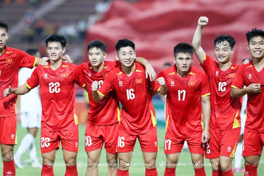 U22 Việt Nam sẵn sàng khoác áo đỏ trận bảng B tại SEA Games 33