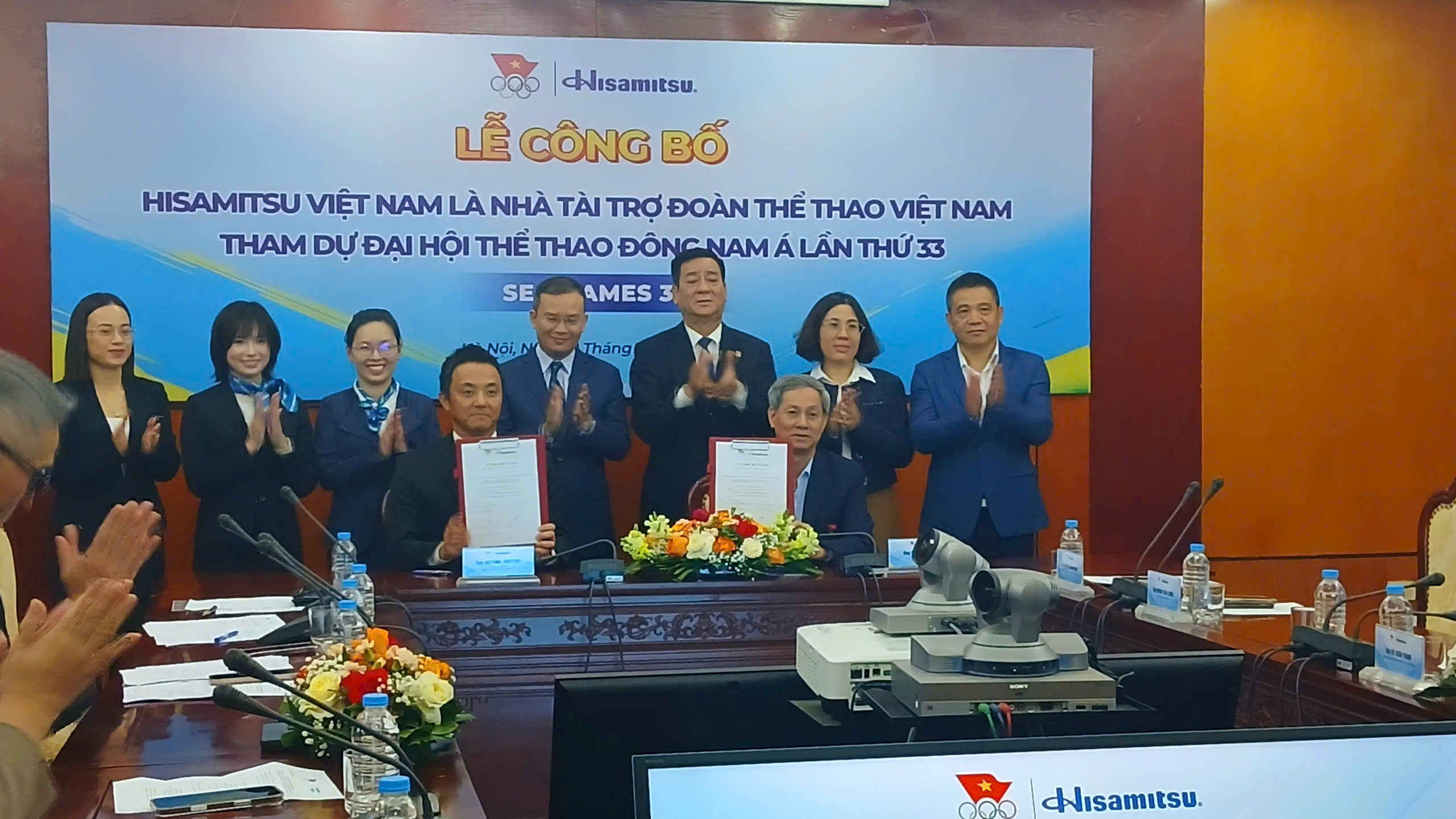 Hisamitsu Việt Nam đồng hành cùng Đoàn Thể thao Việt Nam tại SEA Games 33