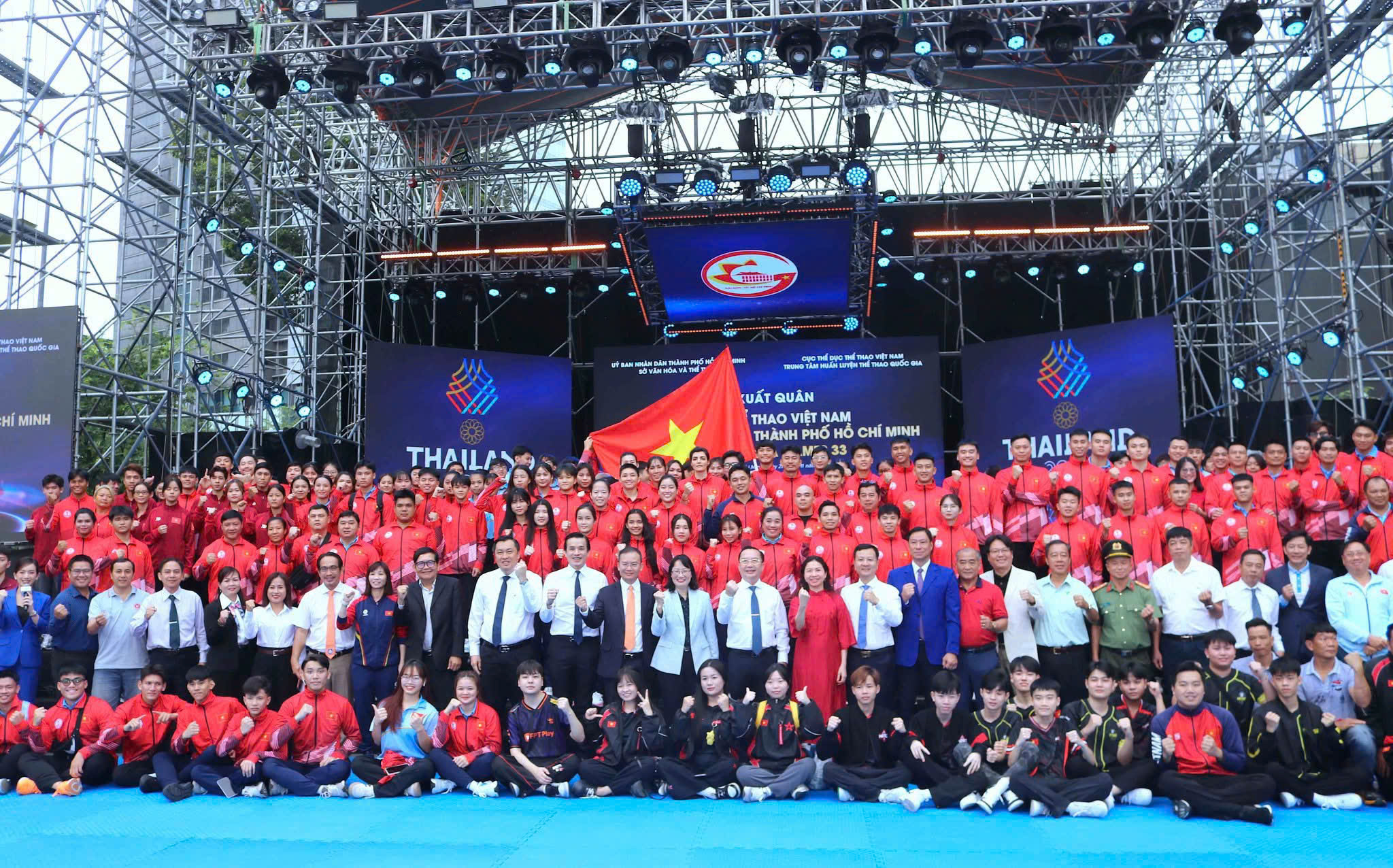 Lễ xuất quân Đoàn Thể thao Việt Nam phía Nam dự SEA Games 33