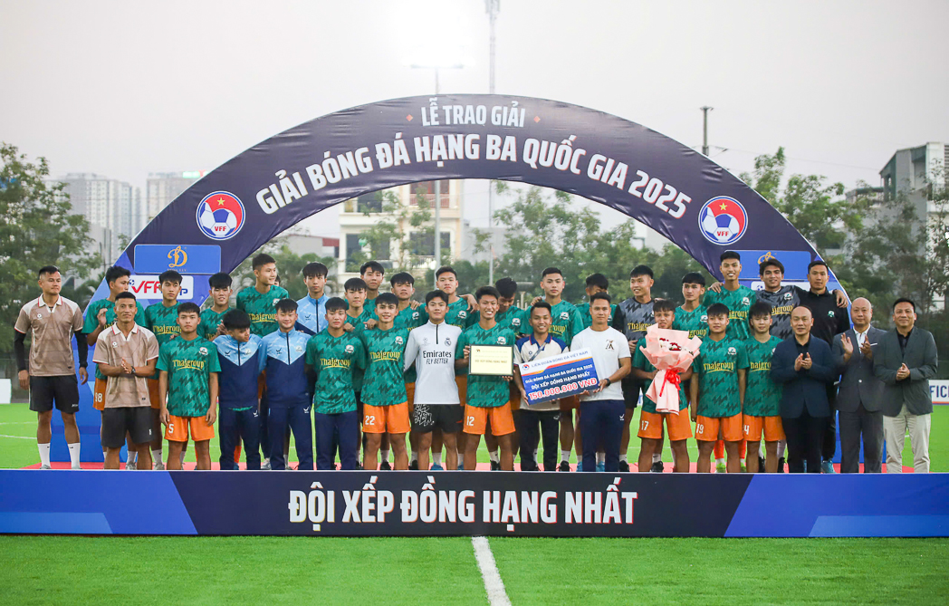 4 đội giành vé lên Hạng Nhì 2026 sau Giải hạng Ba quốc gia 2025