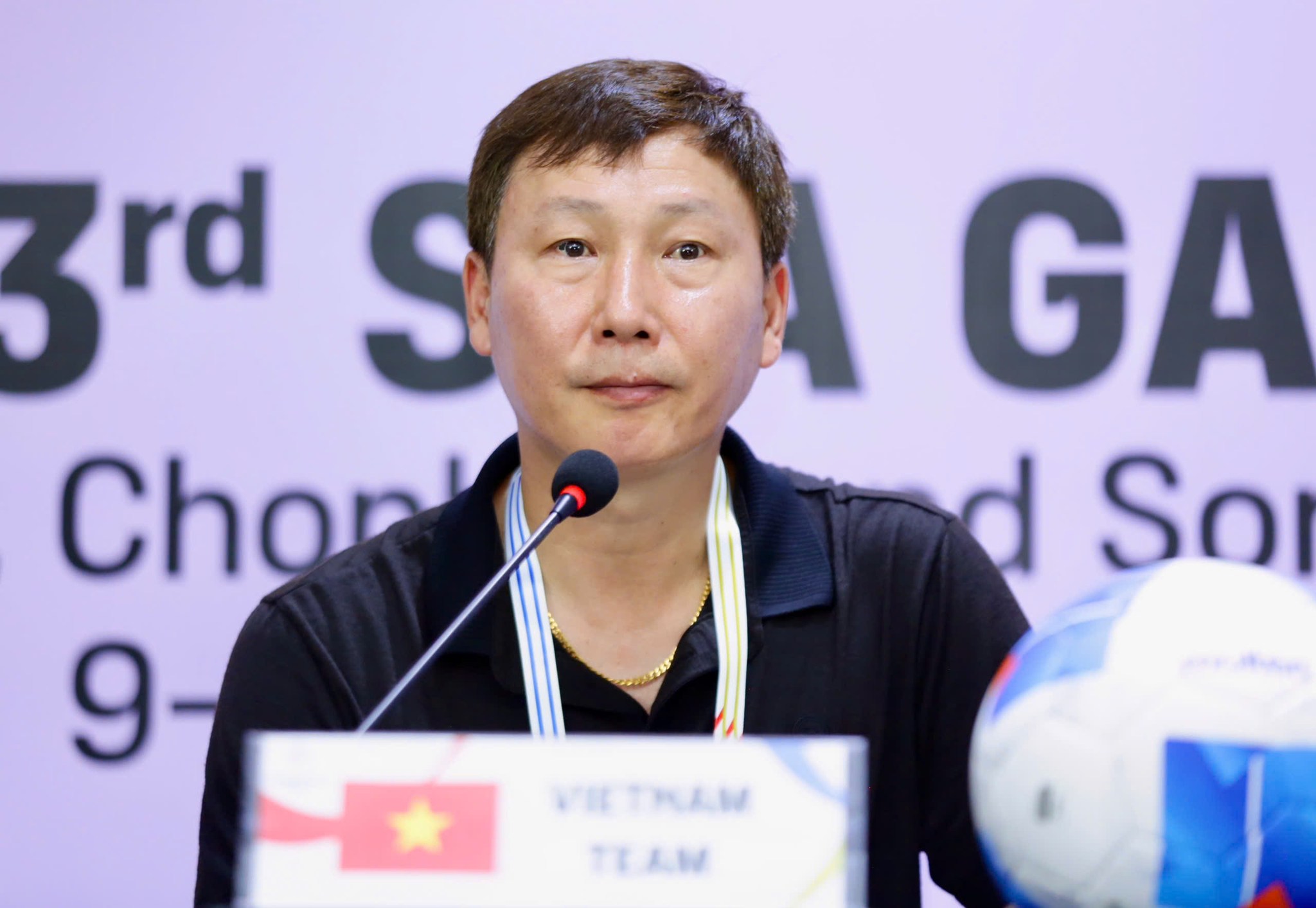 U22 Việt Nam thắng U22 Lào 2-1, HLV Kim Sang-sik gửi lời cảm ơn người hâm mộ