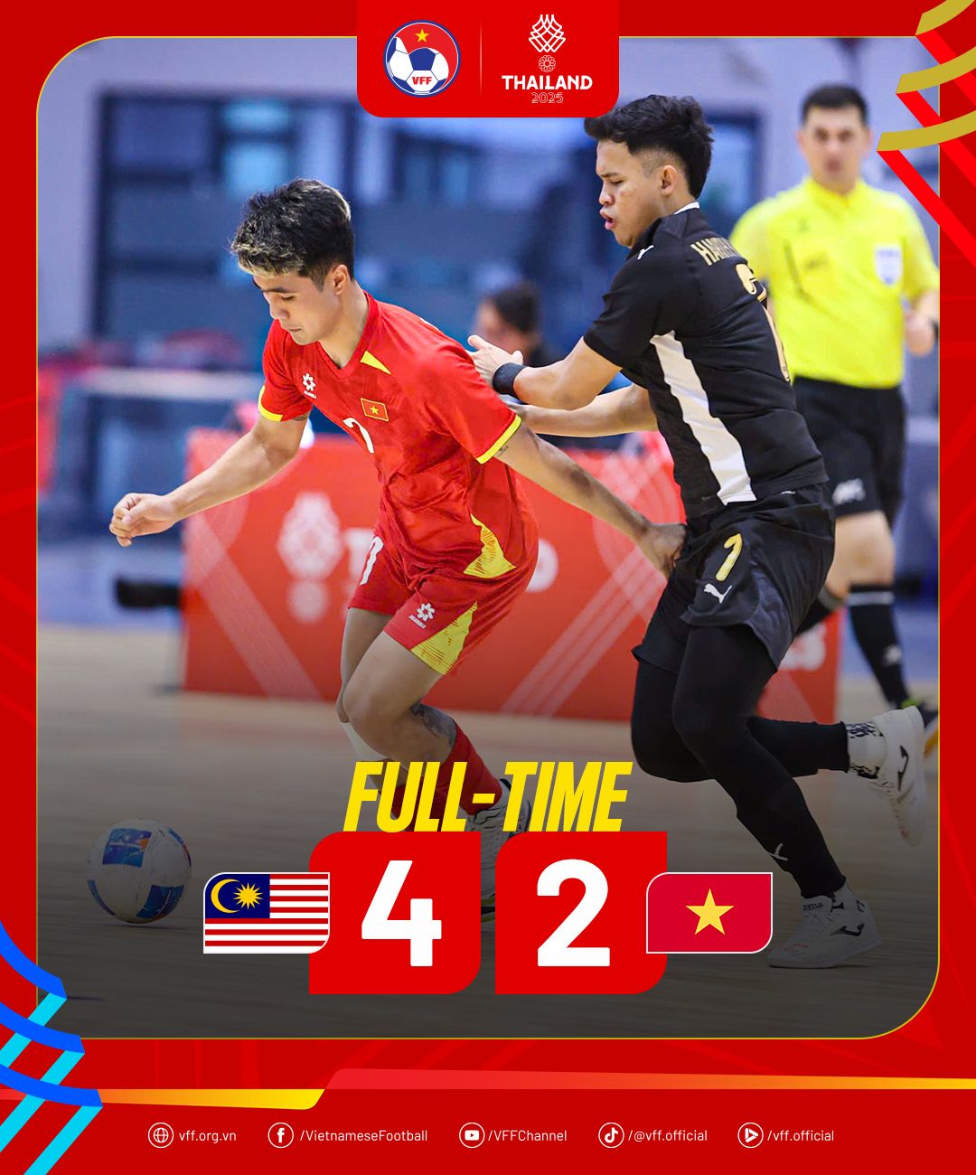 Futsal nam Việt Nam SEA Games 33: Khởi đầu chưa trọn vẹn nhưng hành trình vẫn còn phía trước