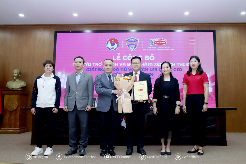 Giải bóng đá Nữ Vô địch U19 Quốc gia 2026 – Cúp ACECOOK chính thức khởi động