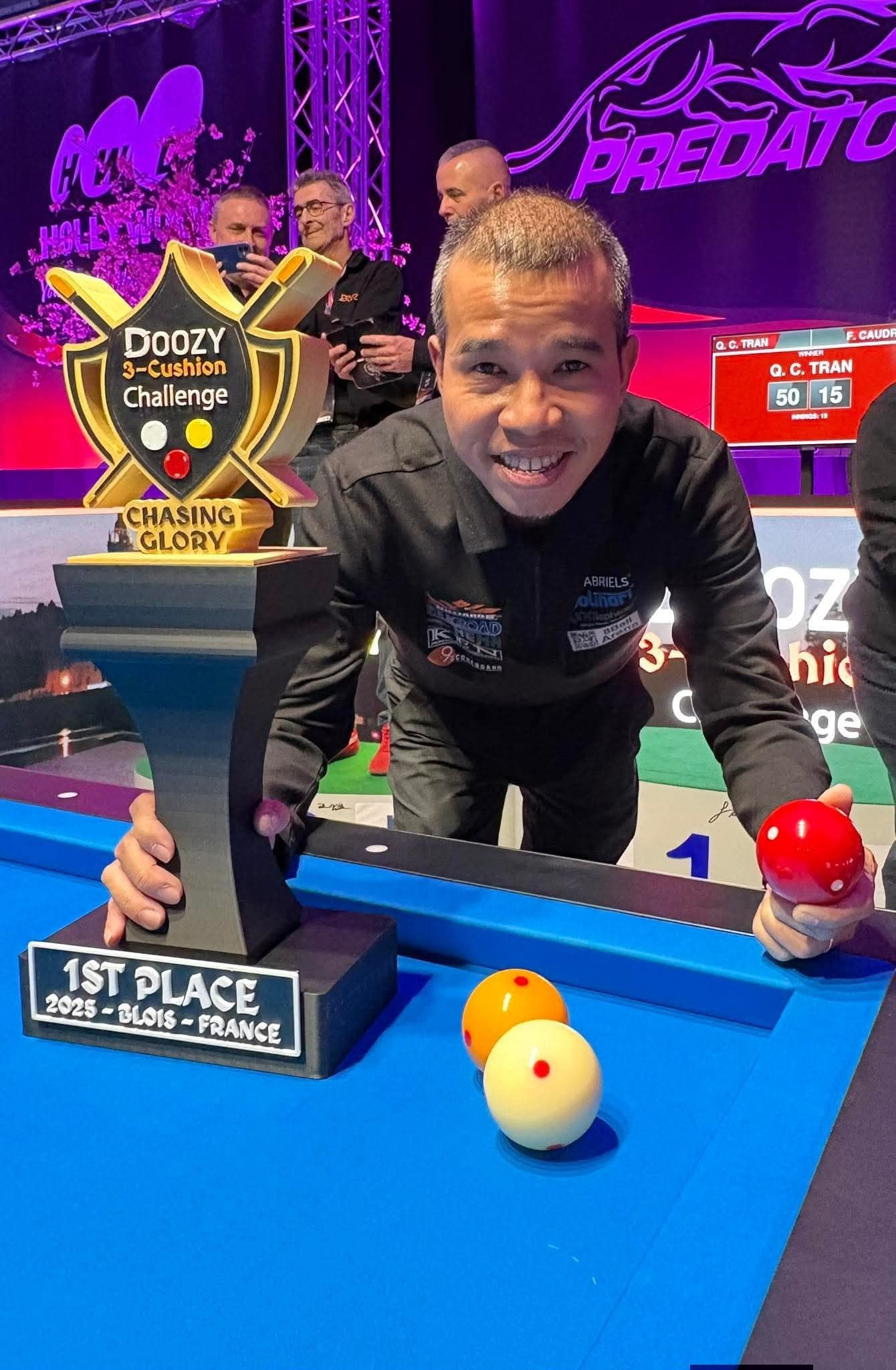 Trần Quyết Chiến vô địch Blois 3C Challenge 2025