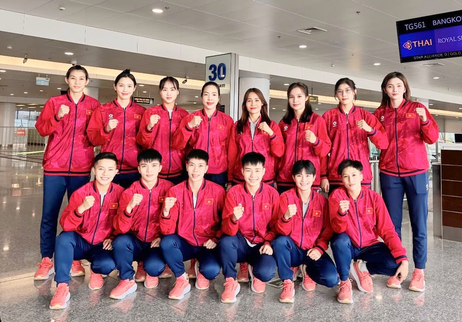 Đội tuyển cầu mây nữ Việt Nam quyết tâm giành Huy chương vàng SEA Games 33